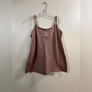 Mauve Spaghetti Strap Tank Top